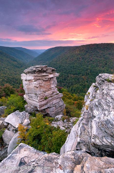 Lindy Point Sunset - Blackwater Falls State Park - West Virginia