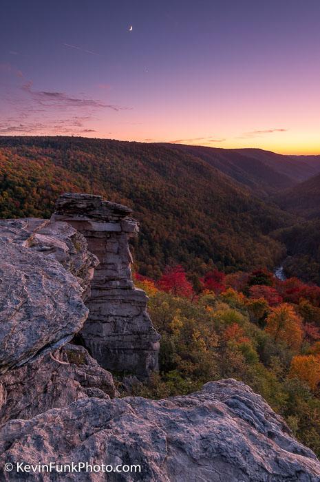 Lindy Point Sunset - Blackwater Falls State Park - West Virginia