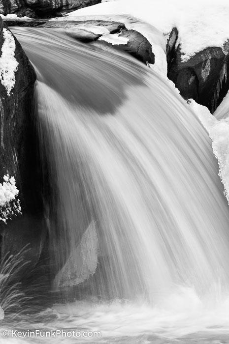 Valley Falls State Park West Virginia Black and White