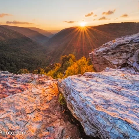 Lindy Point Sunset - Blackwater Falls State Park - West Virginia