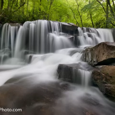 Upper Jonathan Run Falls Ohiopyle State Park Pennsylvania