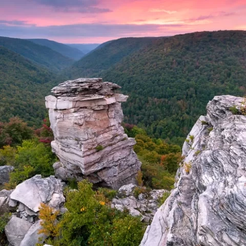 Lindy Point Sunset - Blackwater Falls State Park - West Virginia