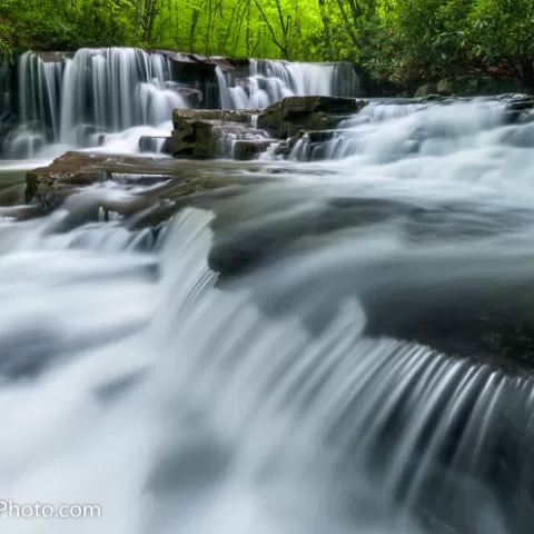 Upper Jonathan Run Falls Ohiopyle State Park Pennsylvania