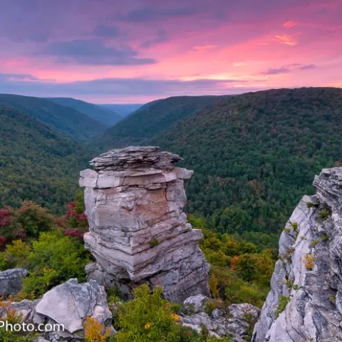 Lindy Point Sunset - Blackwater Falls State Park - West Virginia