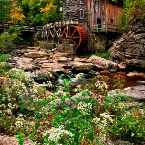 Glade Creek Grist Mill - Babcock State Park - West Virginia