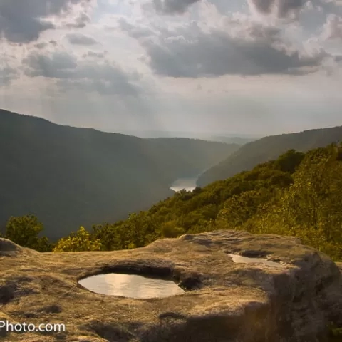 Raven Rock Overlook Coopers Rock State Forest - West Virginia