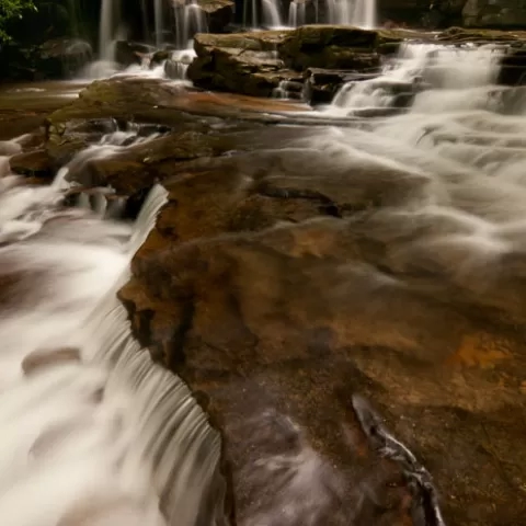 Upper Jonathan Run Falls Ohiopyle State Park Pennsylvania