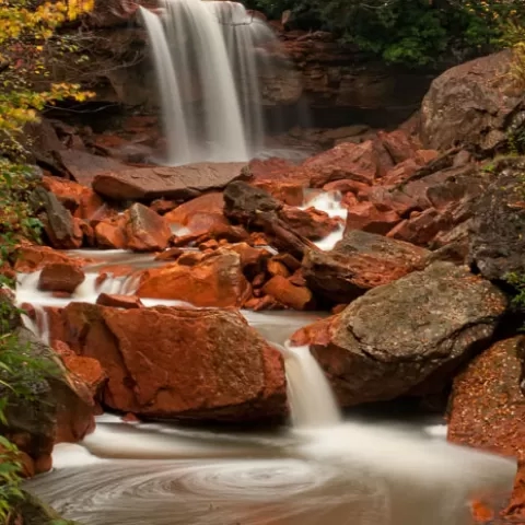 Douglas Falls North Fork Blackwater River - West Virginia